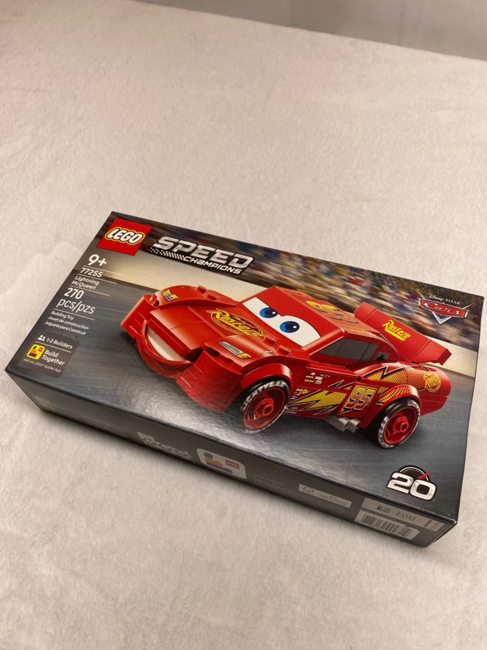 LEGO 77255 Speed Champions Lightning McQueen Disney Pixar Cars (270 Pcs) - NEW